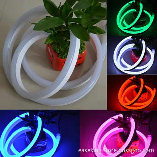color changing led neon rope light